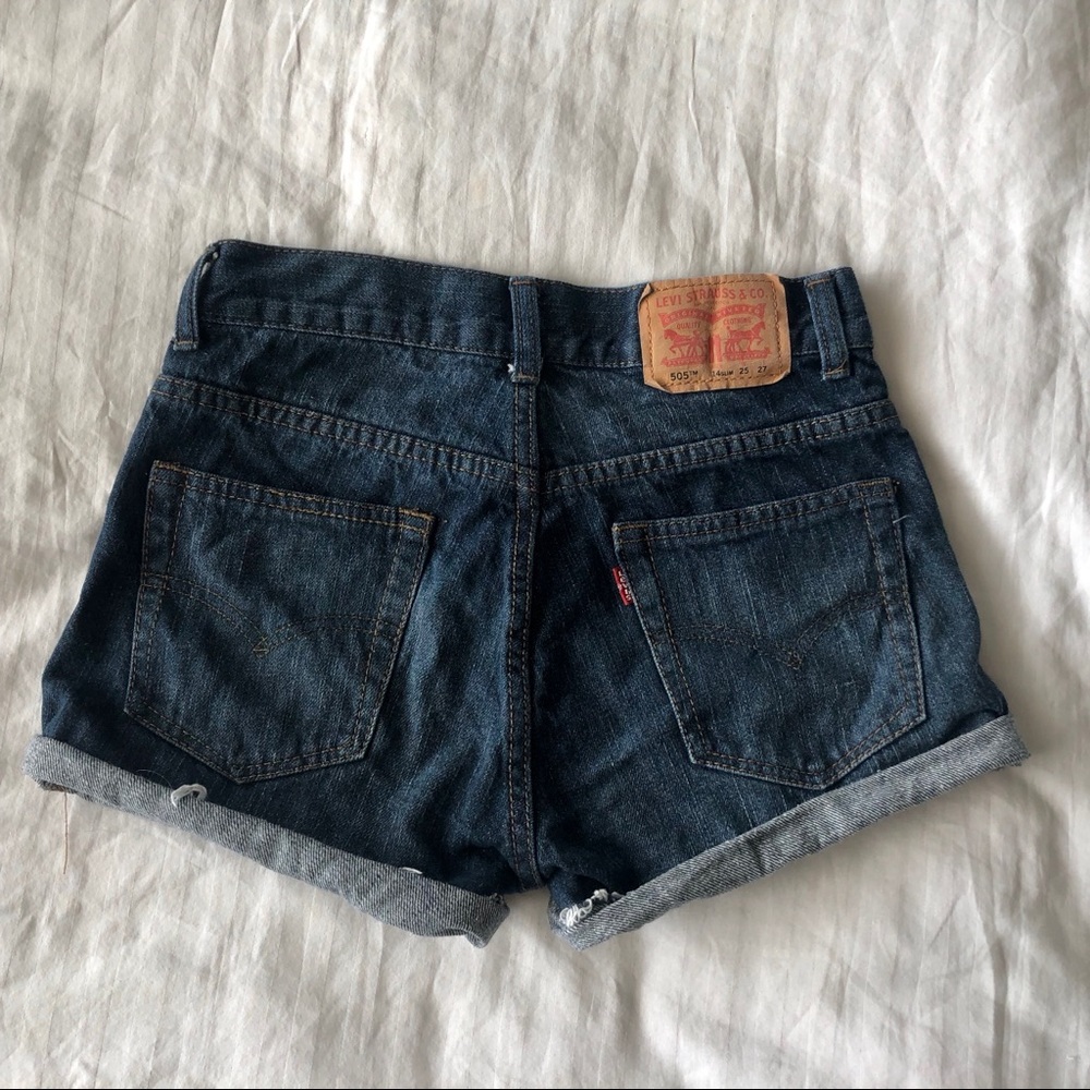 Vintage 505 Levi cutoff shorts